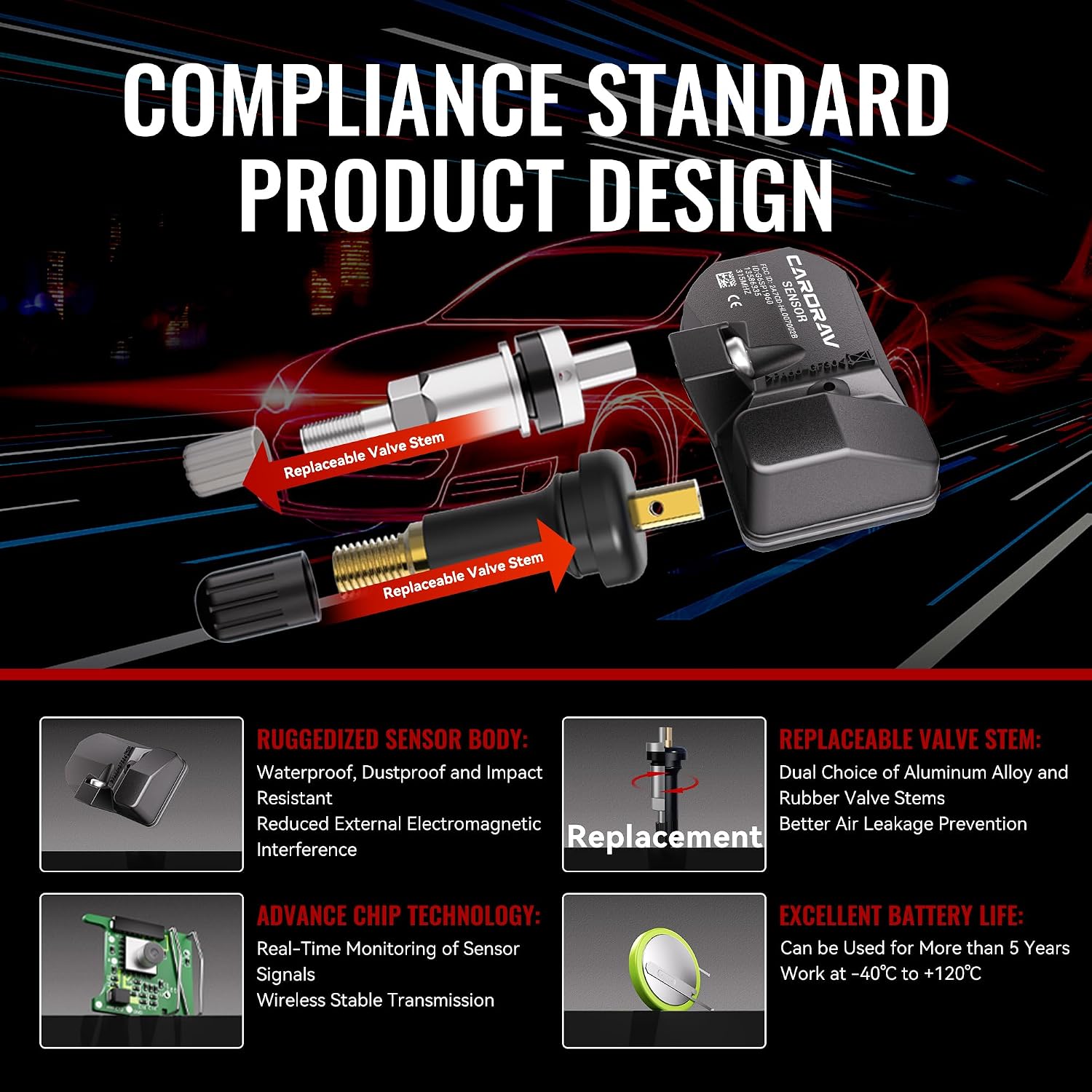 Direct Fit TPMS Sensors