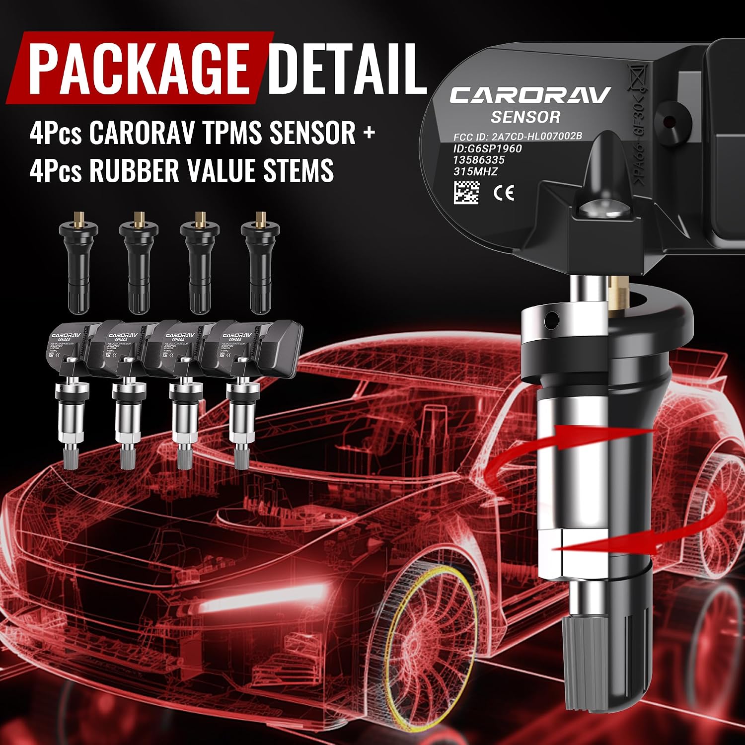 CARORAV TPMS Sensors
